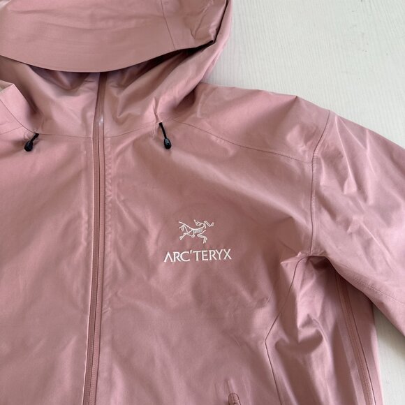 Pink Arcteryx Beta Series Beta LT JacketHooded Hardshell Unisex Jacket Size M - Picture 3 of 7